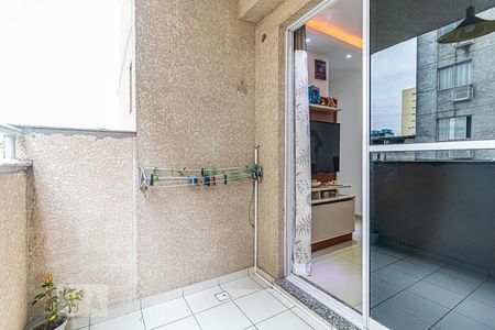 Varanda da Sala de apartamento à venda com 2 quartos, 56m² em Taquara, Rio de Janeiro