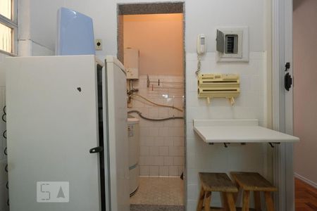 Cozinha de apartamento à venda com 1 quarto, 38m² em Maracanã, Rio de Janeiro