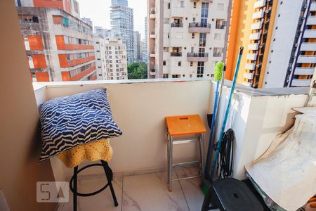 Sacada de apartamento à venda com 1 quarto, 36m² em Moema, São Paulo