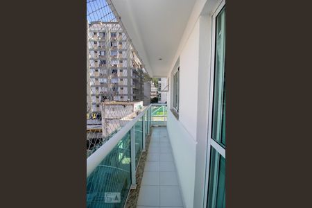 Varanda da Sala de apartamento para alugar com 2 quartos, 70m² em Botafogo, Rio de Janeiro