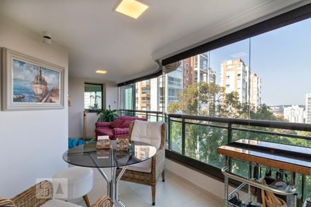 Varanda da Sala de apartamento à venda com 5 quartos, 230m² em Jardim Fonte do Morumbi, São Paulo