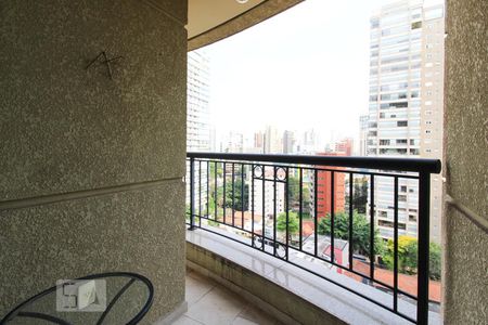 Varanda  de apartamento para alugar com 1 quarto, 46m² em Vila Nova Conceição, São Paulo