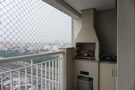 Varanda da Sala com Churrasqueira de apartamento para alugar com 3 quartos, 70m² em Chácara Seis de Outubro, São Paulo