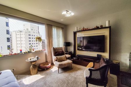 Sala de apartamento à venda com 3 quartos, 135m² em Real Parque, São Paulo