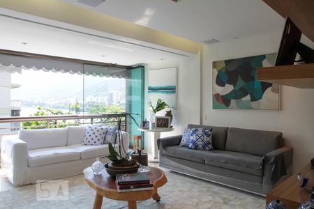 Sala de apartamento à venda com 4 quartos, 324m² em Lagoa, Rio de Janeiro