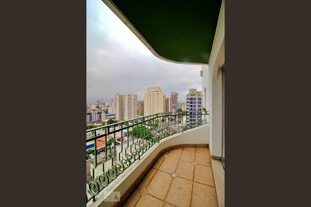 Varanda da Sala de apartamento à venda com 2 quartos, 141m² em Vila Bastos, Santo André