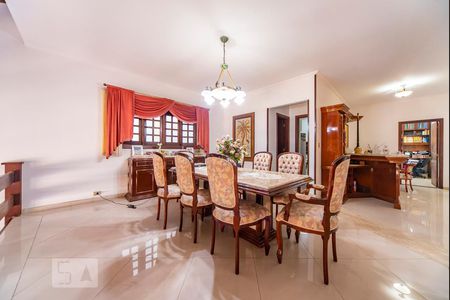 Sala de Jantar de casa à venda com 4 quartos, 500m² em Campestre, Santo André