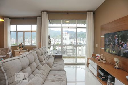 Sala de apartamento à venda com 4 quartos, 200m² em Grajaú, Rio de Janeiro