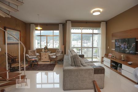 Sala de apartamento à venda com 4 quartos, 200m² em Grajaú, Rio de Janeiro