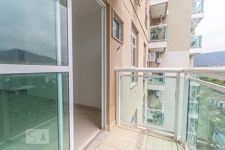 Varanda da Sala de apartamento para alugar com 1 quarto, 40m² em Taquara, Rio de Janeiro