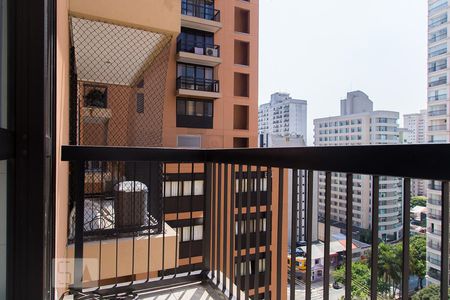 Varanda de apartamento à venda com 1 quarto, 48m² em Vila Clementino, São Paulo