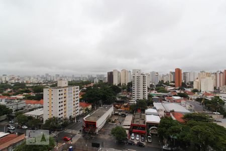 Vista  de kitnet/studio à venda com 1 quarto, 26m² em Indianópolis, São Paulo