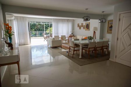 Sala de apartamento à venda com 4 quartos, 390m² em Recreio dos Bandeirantes, Rio de Janeiro