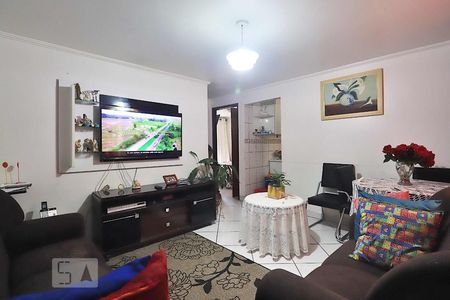 Sala de apartamento à venda com 2 quartos, 60m² em Vila Camilopolis, Santo André