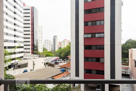 Varanda de kitnet/studio para alugar com 1 quarto, 26m² em Mirandópolis, São Paulo