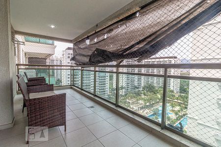 Varanda da Sala de apartamento para alugar com 2 quartos, 78m² em Jacarepaguá, Rio de Janeiro