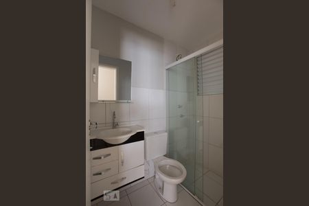 Banheiro social de apartamento para alugar com 2 quartos, 54m² em Distrito de Bonfim Paulista, Ribeirão Preto