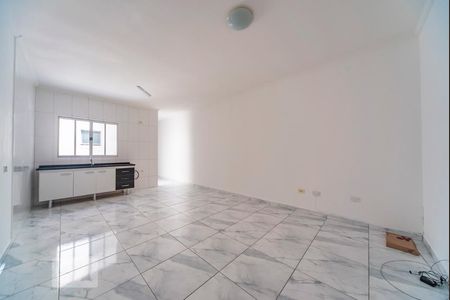 Sala e Cozinha de apartamento para alugar com 1 quarto, 50m² em Vila Metalúrgica, Santo André