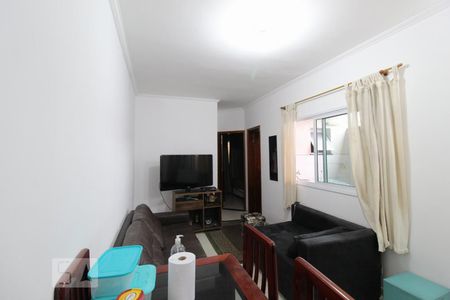 Sala de apartamento à venda com 2 quartos, 47m² em Jardim Santo André, Santo André