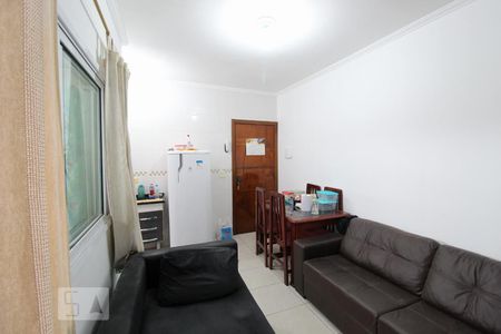 Sala de apartamento à venda com 2 quartos, 47m² em Jardim Santo André, Santo André