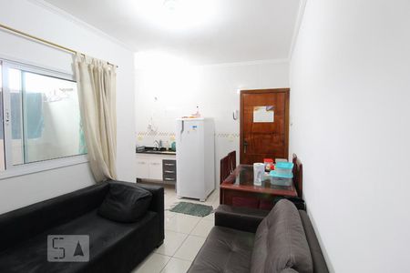 Sala de apartamento à venda com 2 quartos, 47m² em Jardim Santo André, Santo André