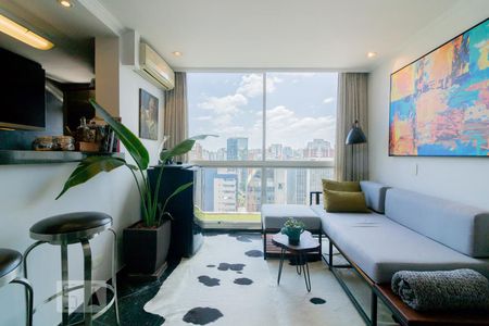 Sala de apartamento à venda com 2 quartos, 115m² em Itaim Bibi, São Paulo