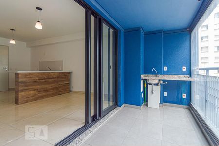 Varanda de kitnet/studio à venda com 1 quarto, 50m² em Bela Vista, São Paulo