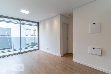 Sala - cozinha de apartamento para alugar com 1 quarto, 39m² em Pinheiros, São Paulo