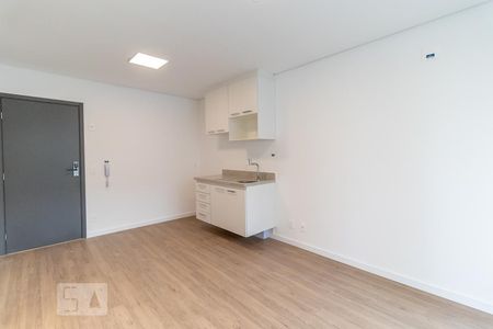 Sala - cozinha de apartamento para alugar com 1 quarto, 39m² em Pinheiros, São Paulo