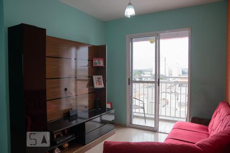 Sala de apartamento à venda com 3 quartos, 58m² em Vila Homero Thon, Santo André