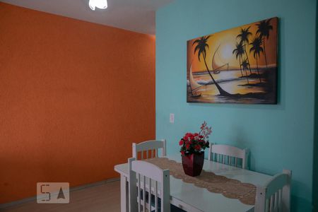 Sala de Estar de apartamento à venda com 3 quartos, 58m² em Vila Homero Thon, Santo André