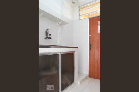 Cozinha de kitnet/studio à venda com 1 quarto, 20m² em Leblon, Rio de Janeiro