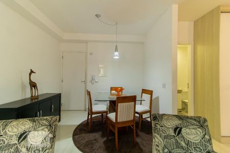 Sala de apartamento para alugar com 1 quarto, 51m² em Sítio Tamboré Alphaville, Barueri