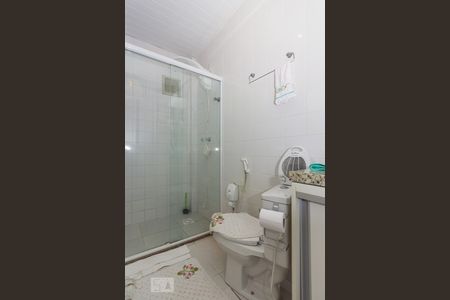 Banheiro da Suíte de apartamento à venda com 1 quarto, 45m² em Jardim Floresta, Porto Alegre