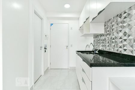 Cozinha de kitnet/studio à venda com 1 quarto, 26m² em Centro, São Paulo