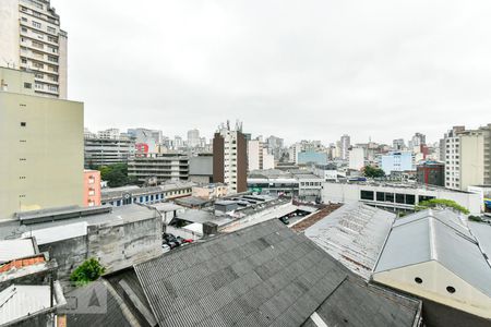 Varanda - Vista de kitnet/studio à venda com 1 quarto, 26m² em Centro, São Paulo