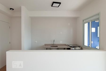 Sala e cozinha de apartamento à venda com 1 quarto, 48m² em Alphaville Empresarial, Barueri