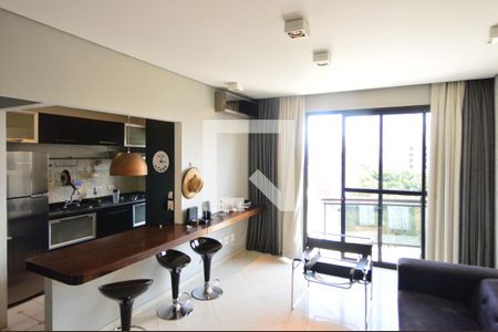 Sala de apartamento para alugar com 1 quarto, 75m² em Tatuapé, São Paulo