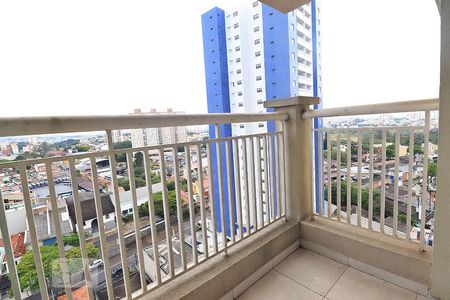 Varanda da Sala de apartamento à venda com 3 quartos, 80m² em Vila Alzira, Santo André