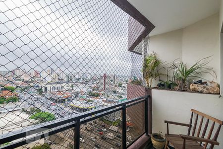 Varanda da Sala de apartamento à venda com 3 quartos, 148m² em Casa Branca, Santo André