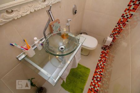 Lavabo de casa à venda com 6 quartos, 590m² em Humaitá, Rio de Janeiro