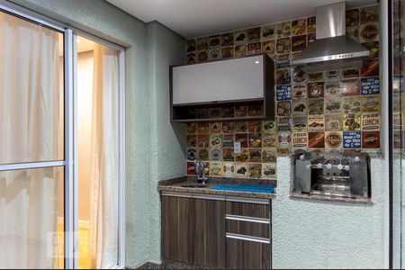 Varanda gourmet de apartamento à venda com 3 quartos, 80m² em Rudge Ramos, São Bernardo do Campo