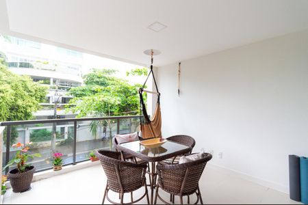 Varanda da Sala de apartamento à venda com 3 quartos, 150m² em Barra da Tijuca, Rio de Janeiro