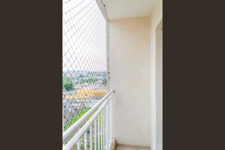 Varanda da Sala de apartamento para alugar com 3 quartos, 61m² em Vila Homero Thon, Santo André