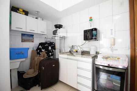 Cozinha e Área de Serviço de kitnet/studio para alugar com 1 quarto, 24m² em Taguatinga Centro (taguatinga), Brasília