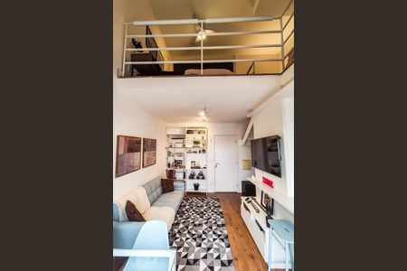 Sala de apartamento para alugar com 1 quarto, 50m² em Vila Andrade, São Paulo
