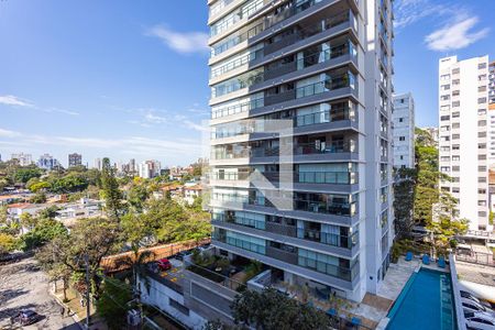 Varanda - Vista de apartamento à venda com 1 quarto, 50m² em Jardim das Bandeiras, São Paulo