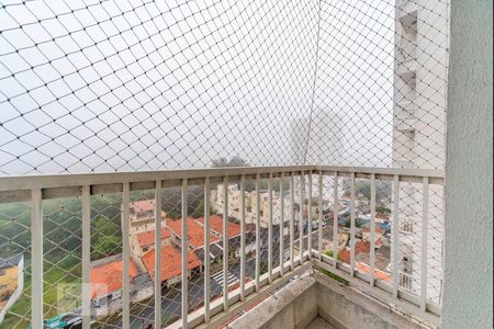 Varanda da Sala de apartamento para alugar com 2 quartos, 53m² em Vila Príncipe de Gales, Santo André