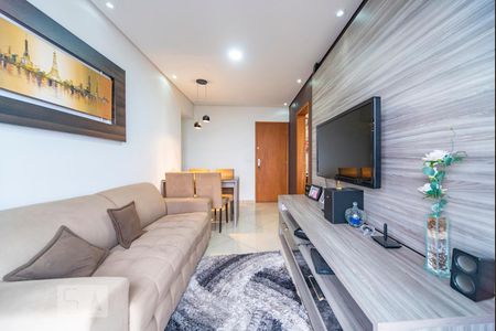 Sala de apartamento para alugar com 2 quartos, 53m² em Vila Príncipe de Gales, Santo André