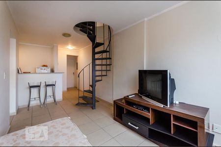 Sala de apartamento para alugar com 1 quarto, 105m² em José Menino, Santos